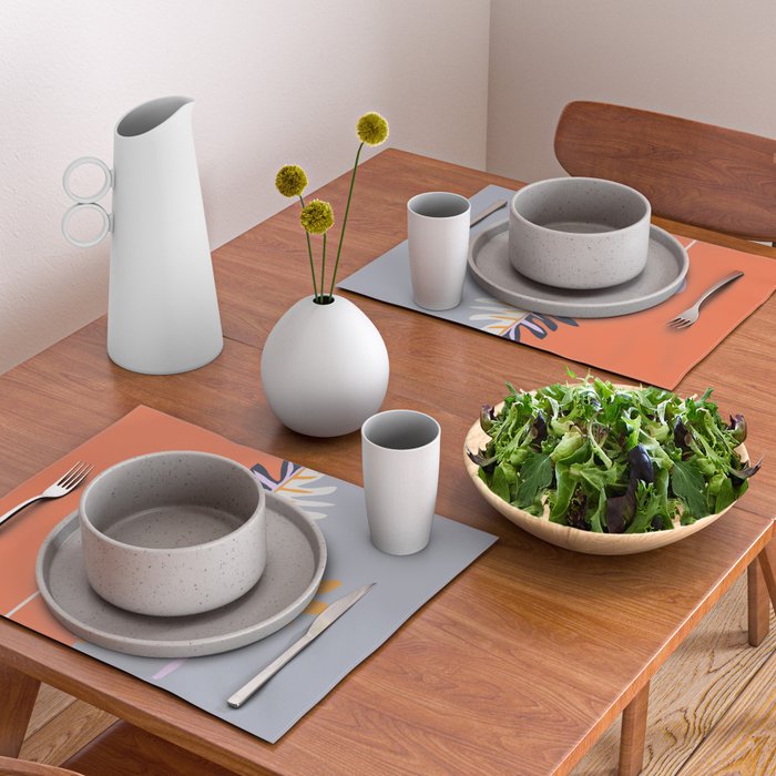 Double-sided leaves Placemat Gallery Image 2