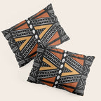 African Mud Cloth Abstract Fabric Art Pillow Sham Gallery Image 3