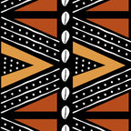 African Mud Cloth Abstract Fabric Art Coffee Mug Gallery Image 2