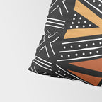 African Mud Cloth Abstract Fabric Art Pillow Sham Gallery Image 4