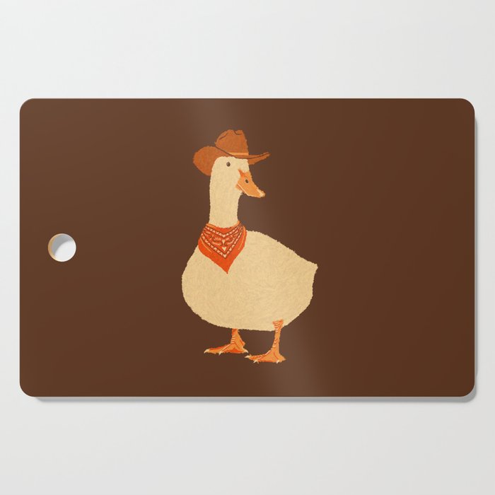 Bo The Cowboy Duck Cutting Board Gallery Image 1
