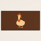 Bo The Cowboy Duck Desk Mat Gallery Image 3
