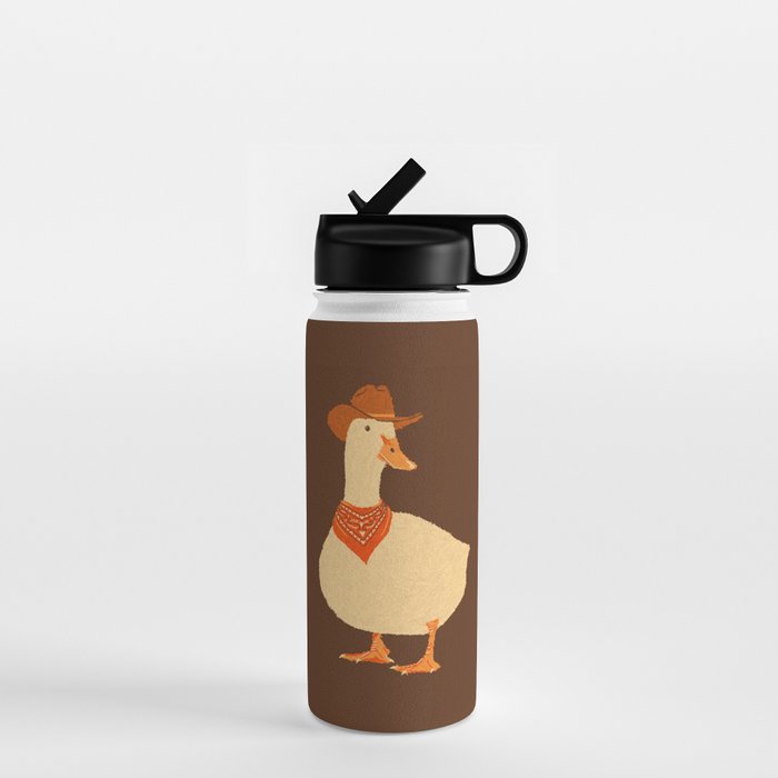 Bo The Cowboy Duck Water Bottle Gallery Image 1