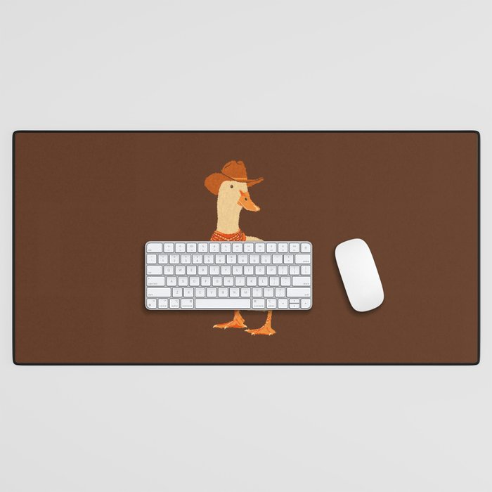 Bo The Cowboy Duck Desk Mat Gallery Image 1