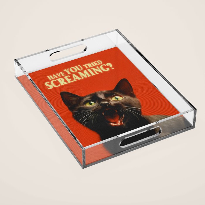 Have You Tried Screaming Acrylic Tray Gallery Image 1