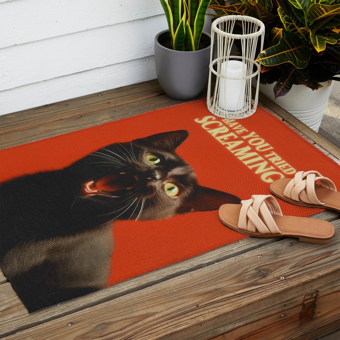 Have You Tried Screaming Outdoor Rug Gallery Image 2