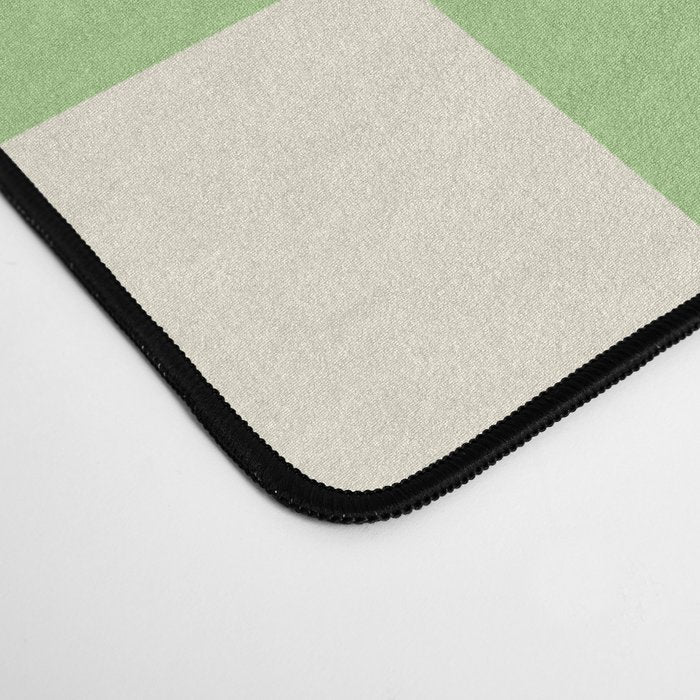 Colorful Flowers Green Check  Desk Mat Gallery Image 4
