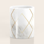 White Marble Gold Diamond Coffee Mug Gallery Image 4