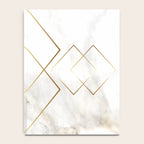 White Marble Gold Diamond Notebook Gallery Image 4