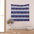 Mountains & Moons Stripe Wall Tapestry Gallery Image 2