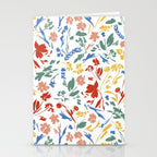 Wild colorful flowery meadow Stationery Card Gallery Image 2