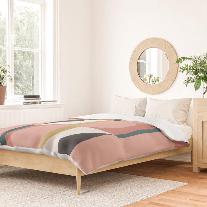 Maximalist Geometric 01 Duvet Cover Gallery Image 2