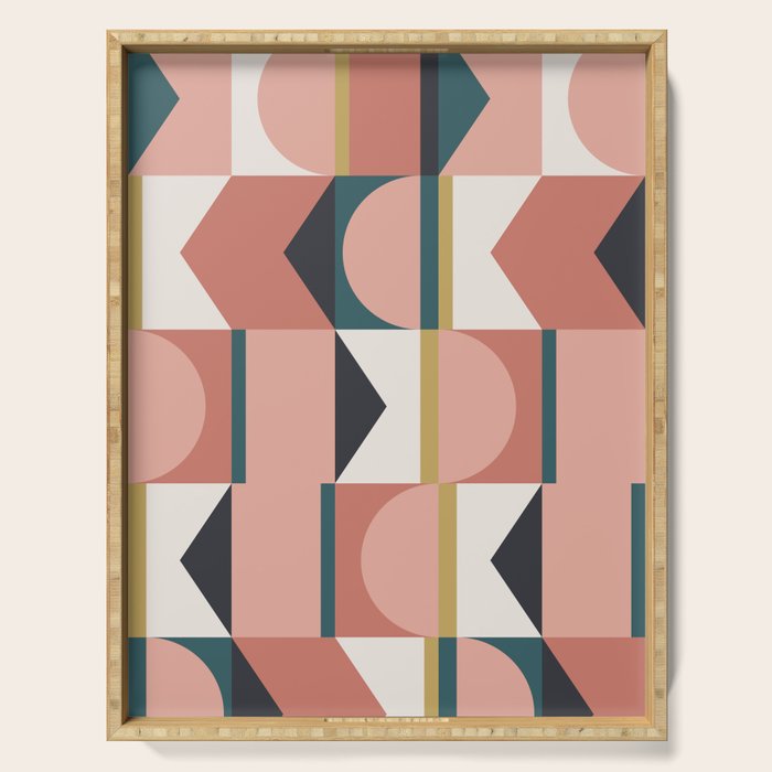 Maximalist Geometric 01 Serving Tray Gallery Image 1