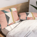 Maximalist Geometric 01 Pillow Sham Gallery Image 2