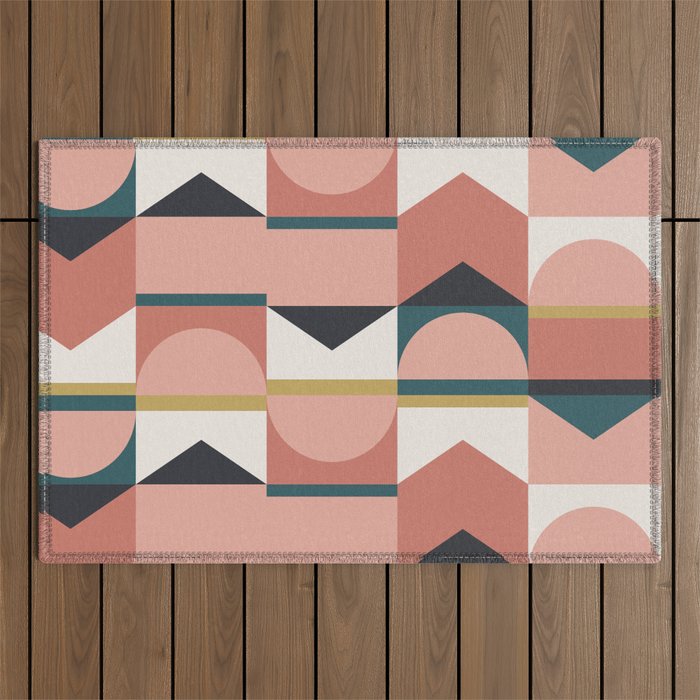 Maximalist Geometric 01 Outdoor Rug Gallery Image 1