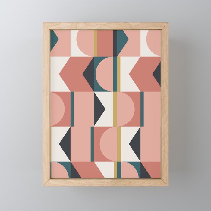 Maximalist Geometric 01 Mini Art Print Gallery Image 1