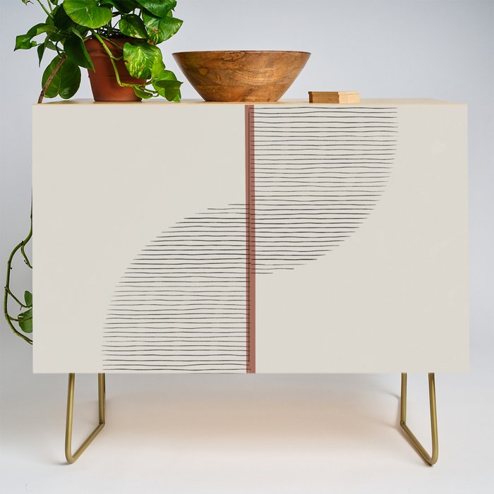 Geometric Composition II Credenza Gallery Image 1