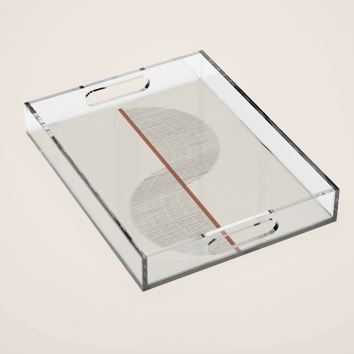 Geometric Composition II Acrylic Tray Gallery Image 1