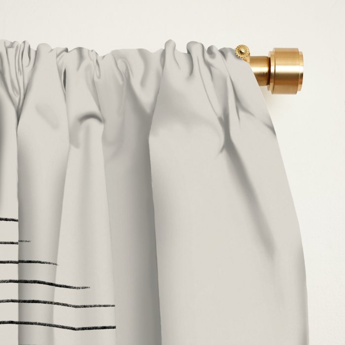 Geometric Composition II Window Curtain Gallery Image 2