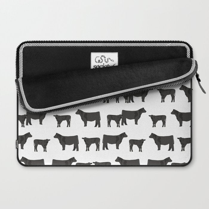 Angus Cattle breed farm gifts must have cow animal Laptop Sleeve Gallery Image 2