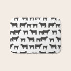 Angus Cattle breed farm gifts must have cow animal Bath Mat Gallery Image 1