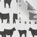 Angus Cattle breed farm gifts must have cow animal Wall Tapestry Gallery Image 3