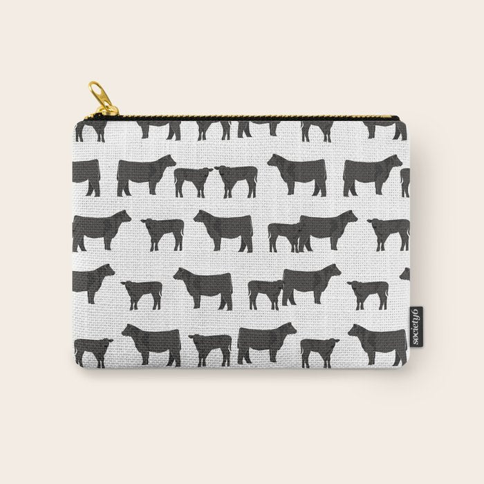 Angus Cattle breed farm gifts must have cow animal Carry All Pouch Gallery Image 1