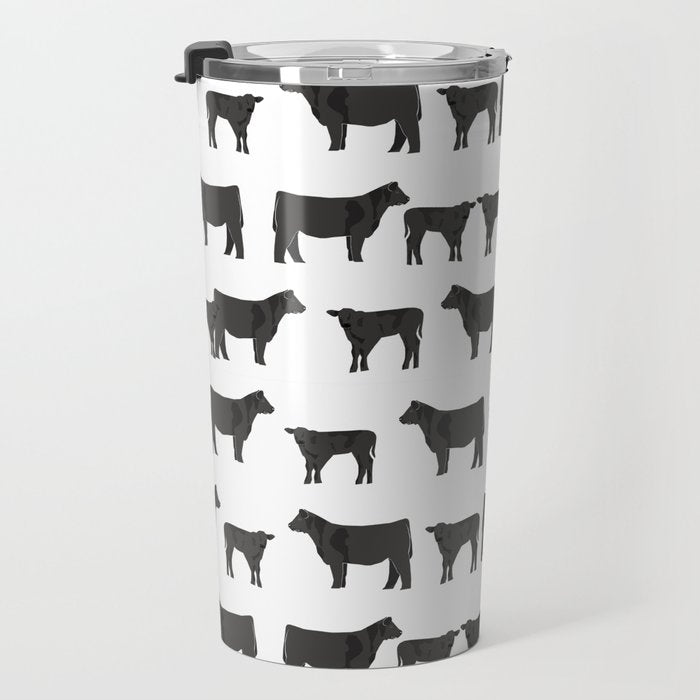 Angus Cattle breed farm gifts must have cow animal Travel Mug Gallery Image 3