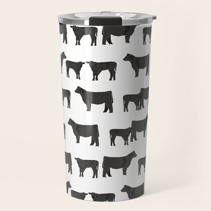 Angus Cattle breed farm gifts must have cow animal Travel Mug Gallery Image 1
