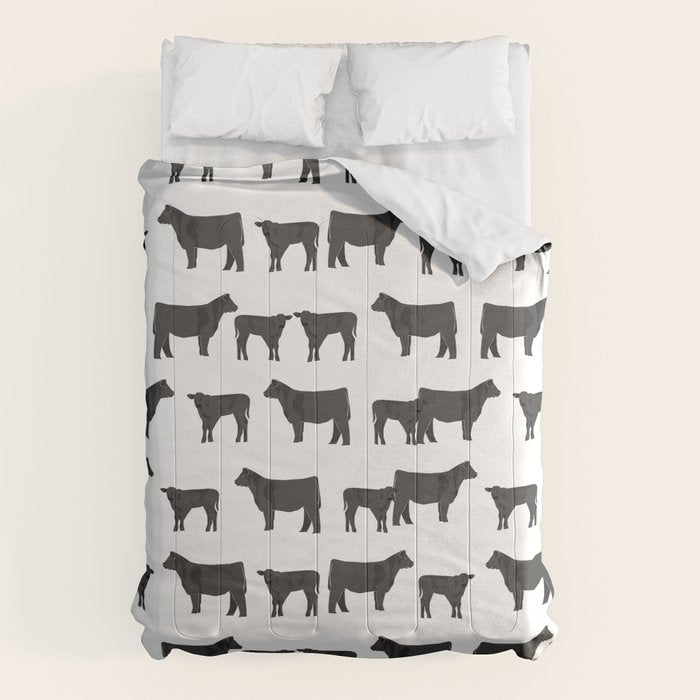 Angus Cattle breed farm gifts must have cow animal Comforter Gallery Image 6