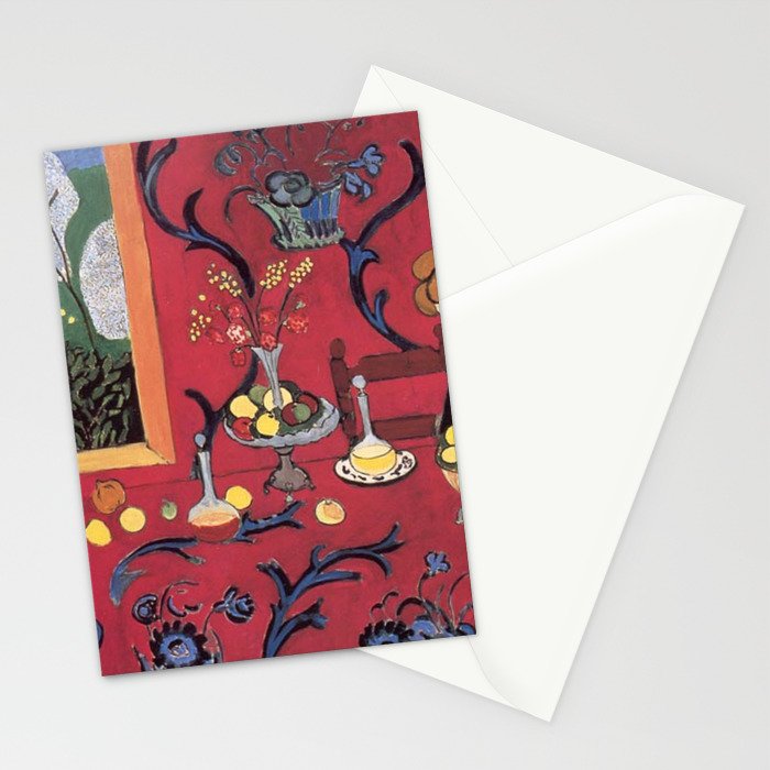 The Red Room (Harmony in Red) - Henri Matisse Stationery Card Gallery Image 2