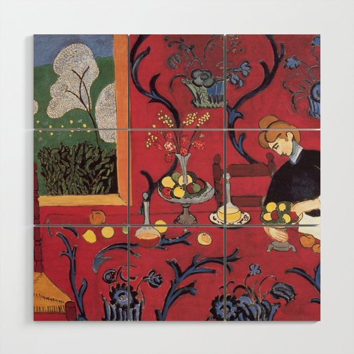 The Red Room (Harmony in Red) - Henri Matisse Wood Wall Art Gallery Image 1
