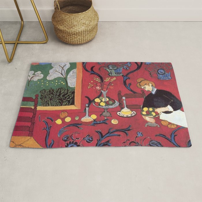 The Red Room (Harmony in Red) - Henri Matisse Rug Gallery Image 1