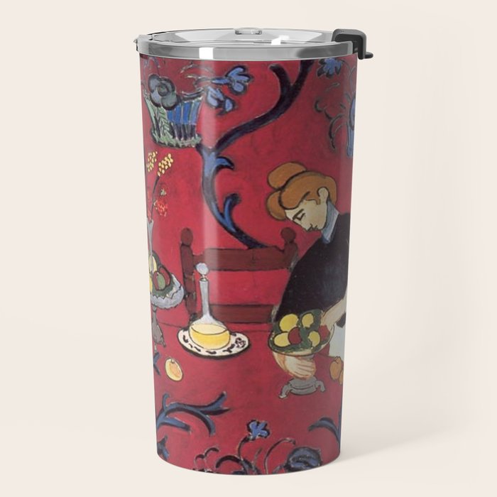 The Red Room (Harmony in Red) - Henri Matisse Travel Mug Gallery Image 2