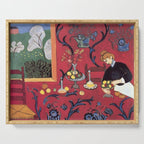 The Red Room (Harmony in Red) - Henri Matisse Serving Tray Gallery Image 1