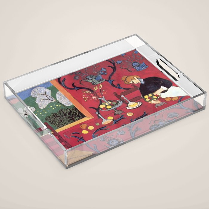 The Red Room (Harmony in Red) - Henri Matisse Acrylic Tray Gallery Image 1