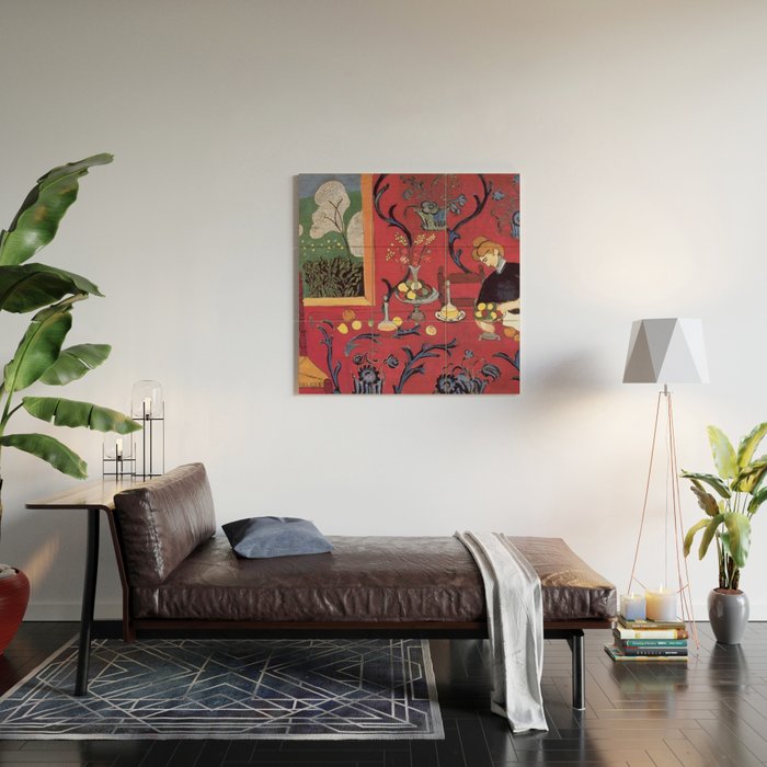The Red Room (Harmony in Red) - Henri Matisse Wood Wall Art Gallery Image 2