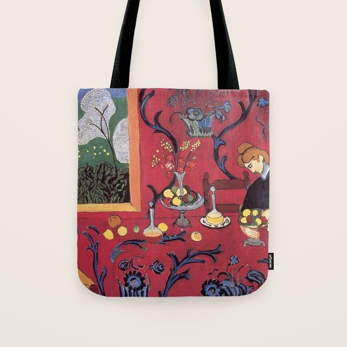 The Red Room (Harmony in Red) - Henri Matisse Tote Bag Gallery Image 1