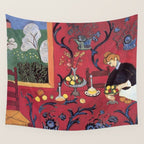 The Red Room (Harmony in Red) - Henri Matisse Wall Tapestry Gallery Image 4
