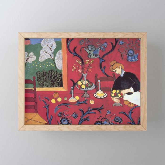 The Red Room (Harmony in Red) - Henri Matisse Mini Art Print Gallery Image 1