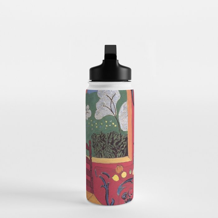 The Red Room (Harmony in Red) - Henri Matisse Water Bottle Gallery Image 3