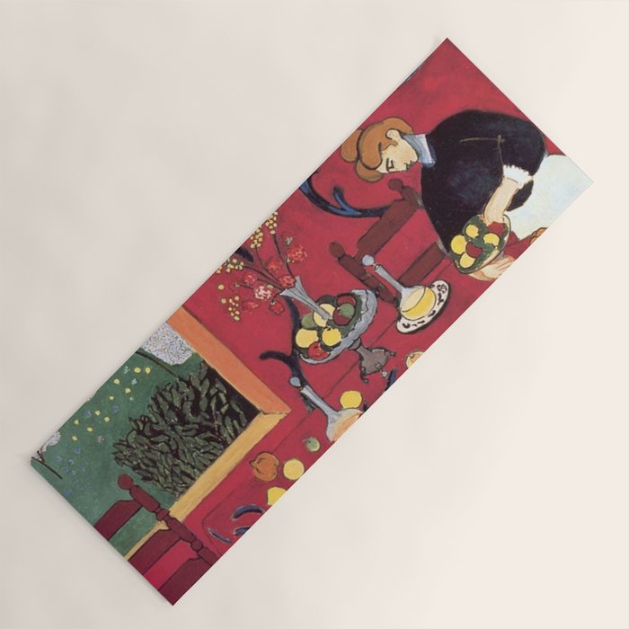 The Red Room (Harmony in Red) - Henri Matisse Yoga Mat Gallery Image 1
