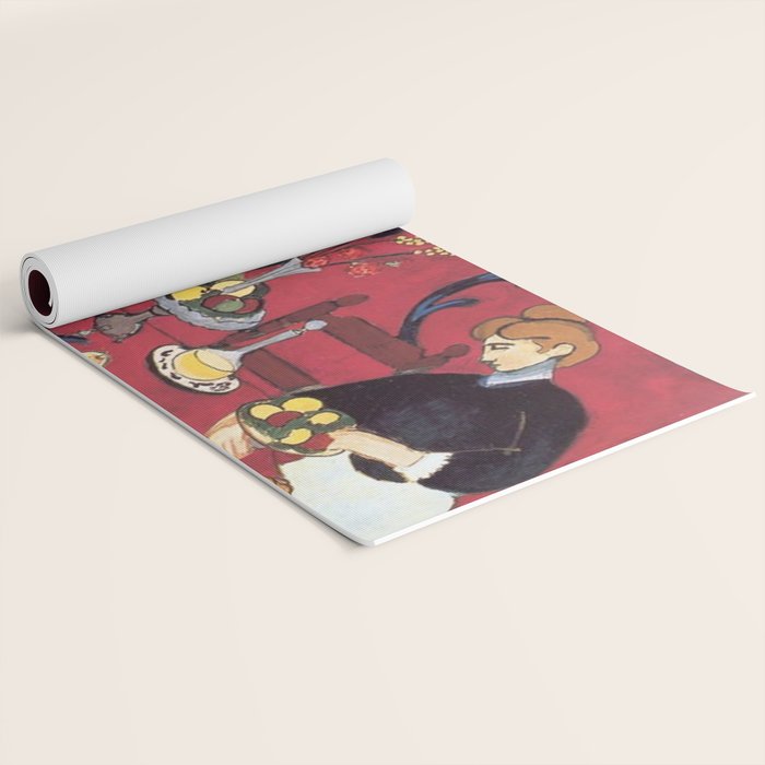 The Red Room (Harmony in Red) - Henri Matisse Yoga Mat Gallery Image 2