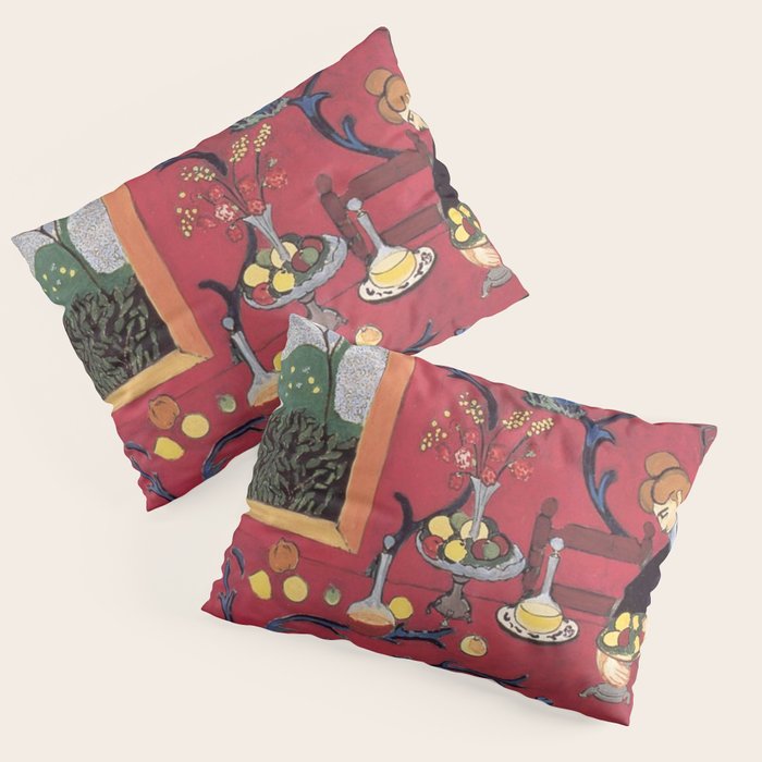 The Red Room (Harmony in Red) - Henri Matisse Pillow Sham Gallery Image 1