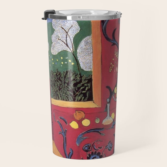 The Red Room (Harmony in Red) - Henri Matisse Travel Mug Gallery Image 3