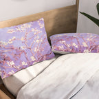 Van Gogh Almond Blossoms Orchid Purple Pillow Sham Gallery Image 2