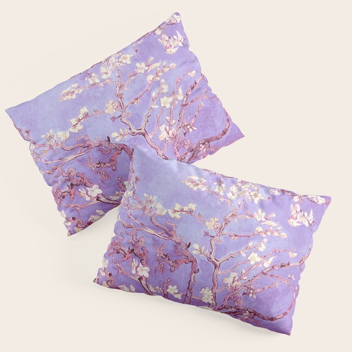 Van Gogh Almond Blossoms Orchid Purple Pillow Sham Gallery Image 3