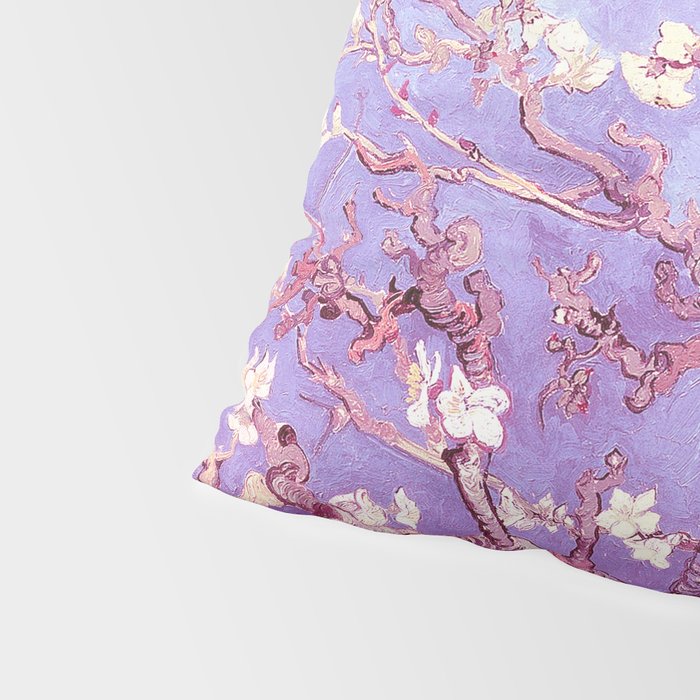 Van Gogh Almond Blossoms Orchid Purple Pillow Sham Gallery Image 4