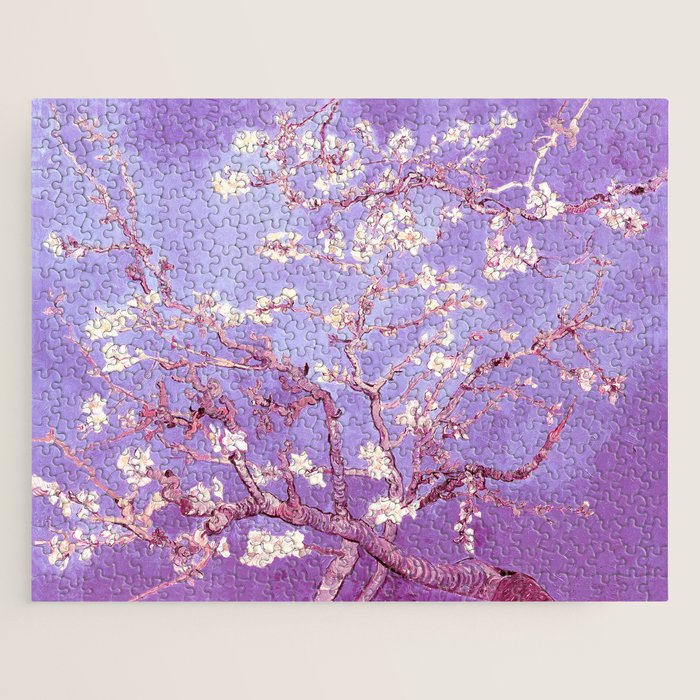 Van Gogh Almond Blossoms Orchid Purple Jigsaw Puzzle Gallery Image 1