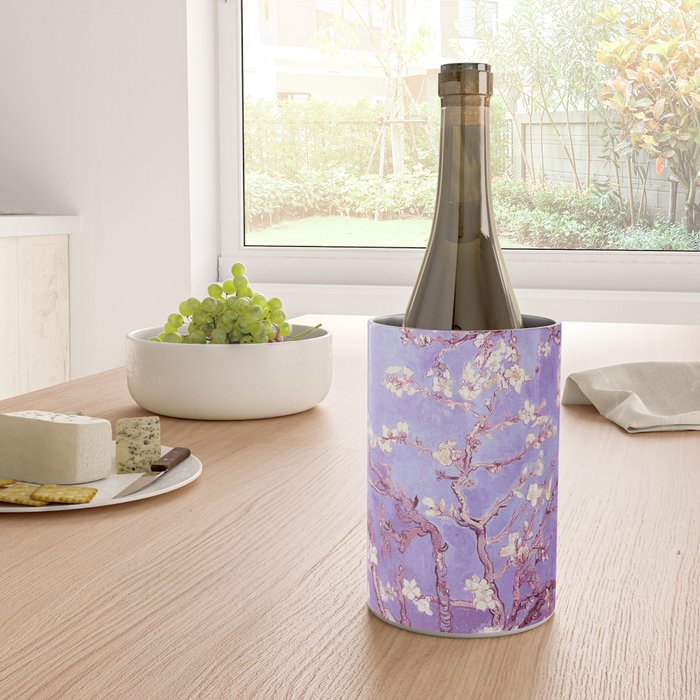 Van Gogh Almond Blossoms Orchid Purple Wine Chiller Gallery Image 4